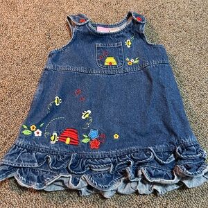 Vintage Duck Head Denim Dress Size 18 Months
